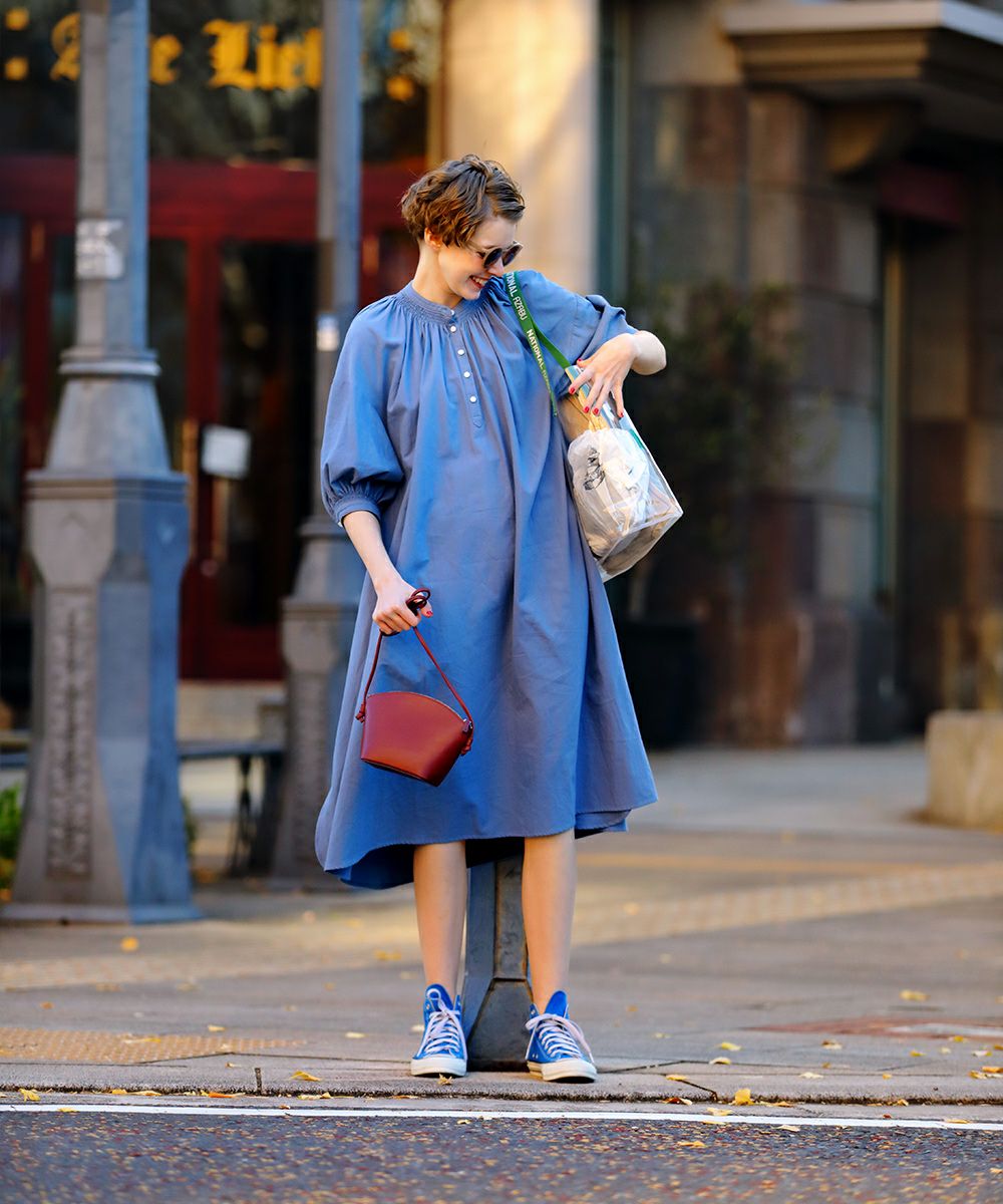 シャーリングスモックワンピース/COUPE LE COEUR [45PE03i002] | F