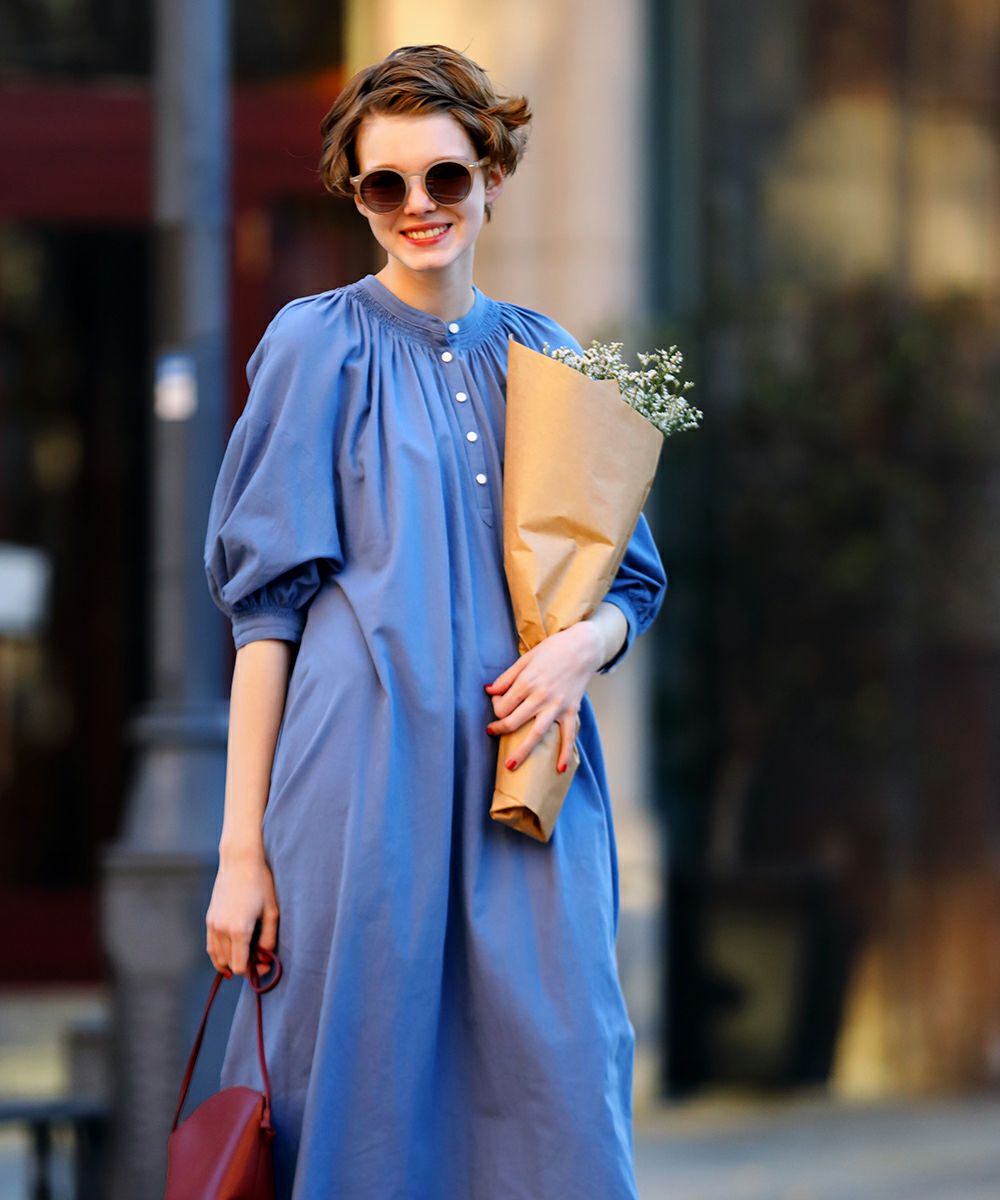 シャーリングスモックワンピース/COUPE LE COEUR [45PE03i002] | F