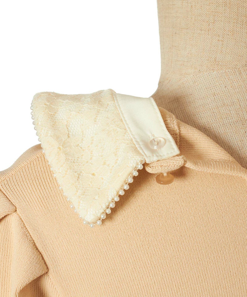 衿取り外し部分 (ivory)