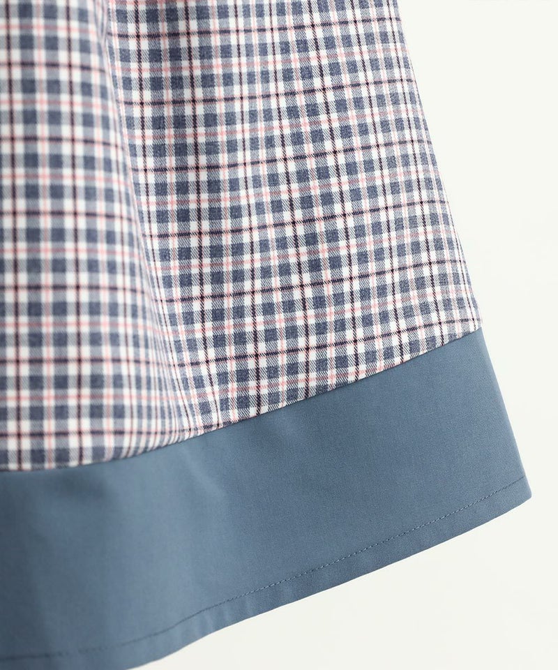 navy×pink / 162cm / レースインナーとのレイヤード