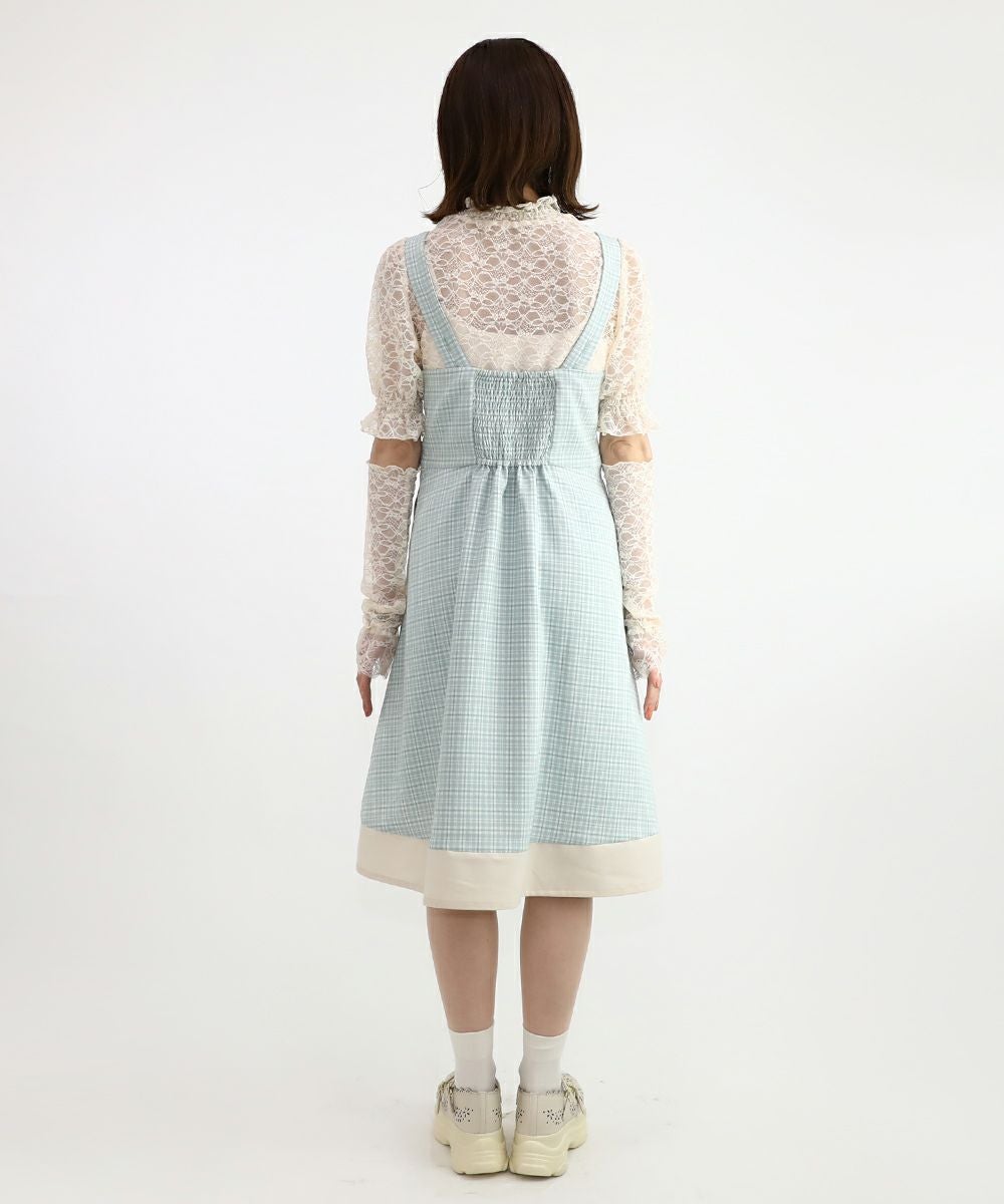 light green×white / 158cm / レースインナーとのレイヤード