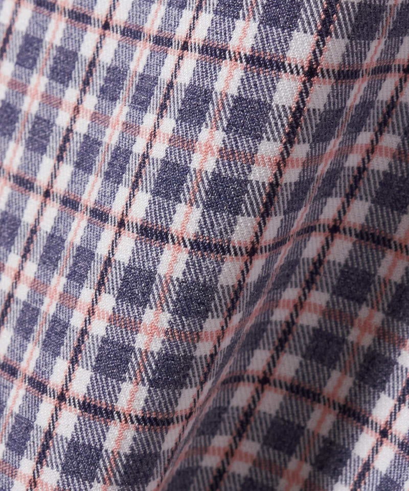 生地アップ (navy×pink)