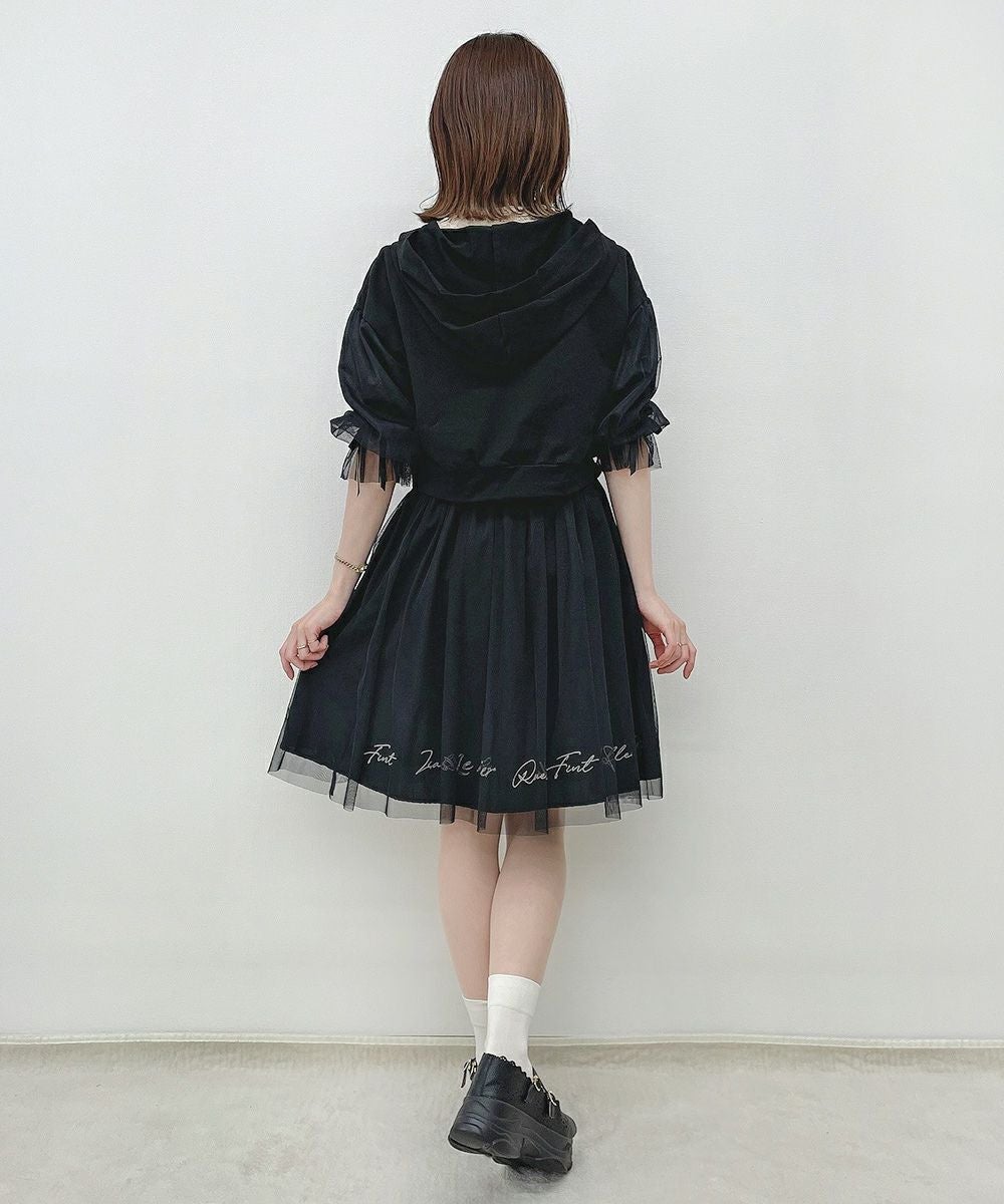 black / 158cm / レースインナーとのレイヤード