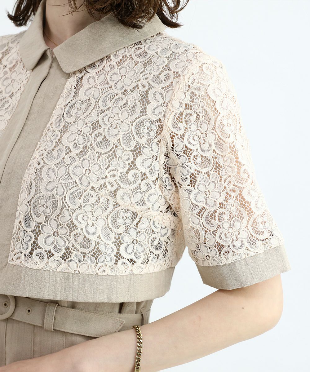 light beige / 158cm