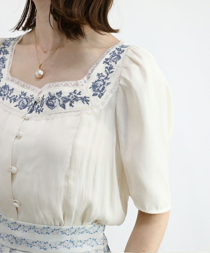 off white × blue / 158cm