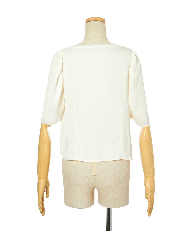 バック (off white × blue)