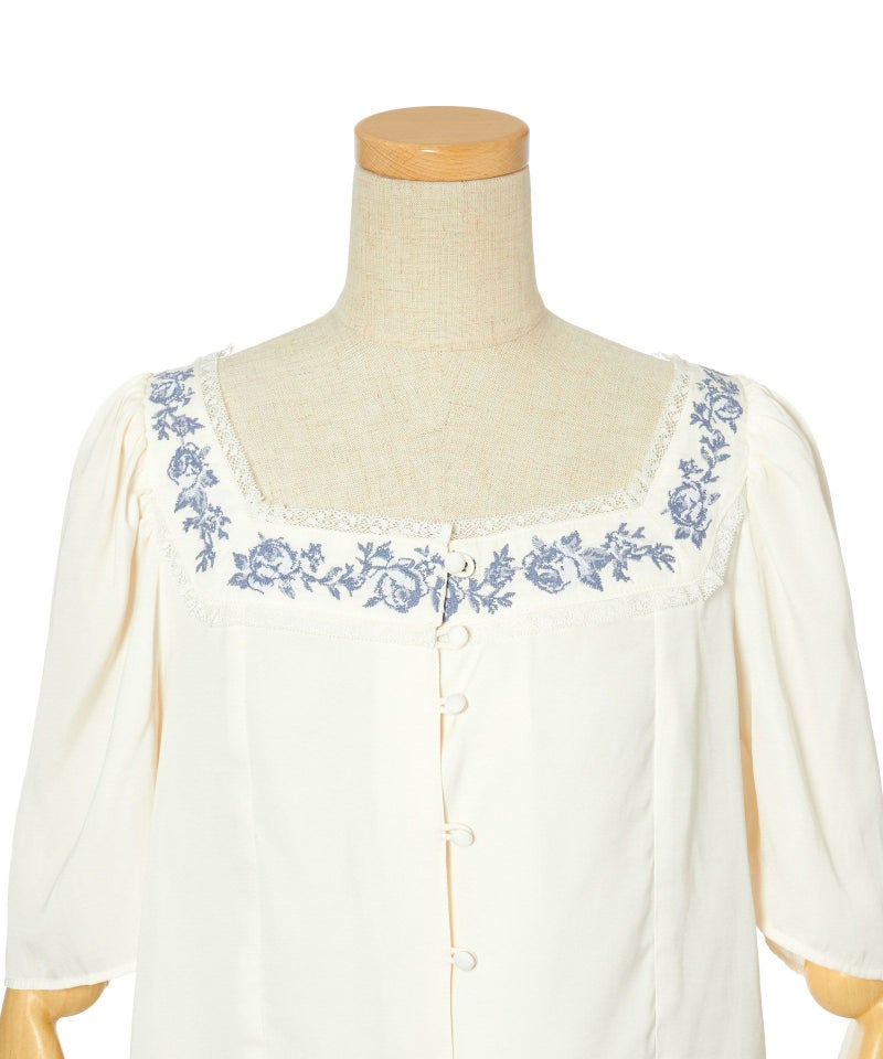 フロントアップ (off white × blue)