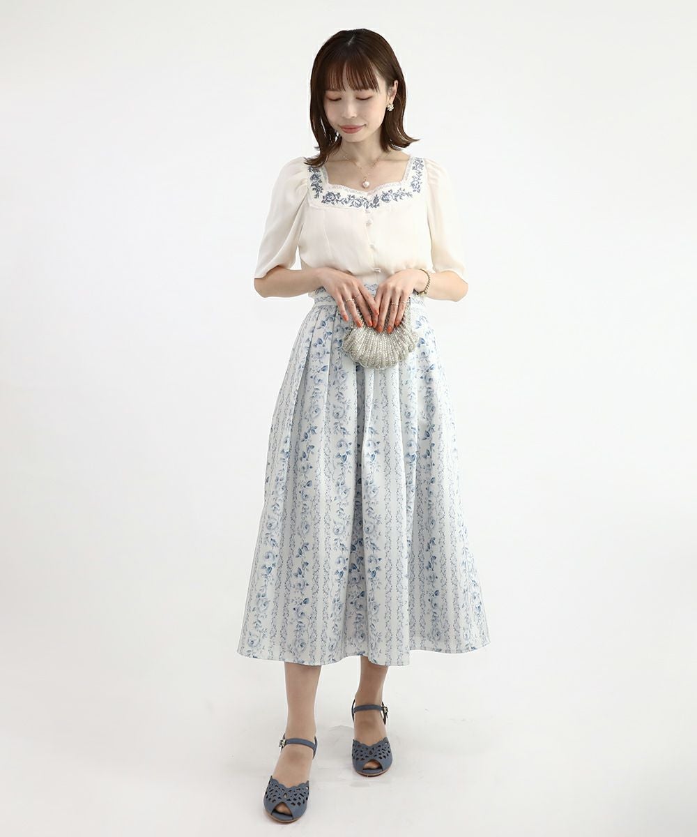 off white × blue / 158cm