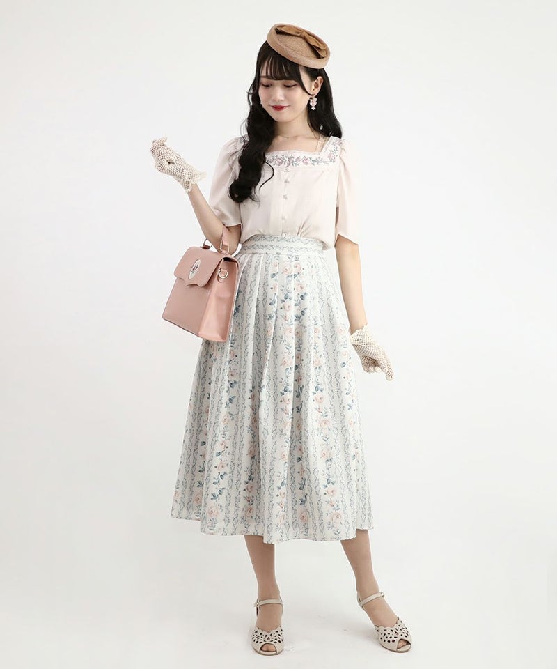 ivory × pink / 162cm