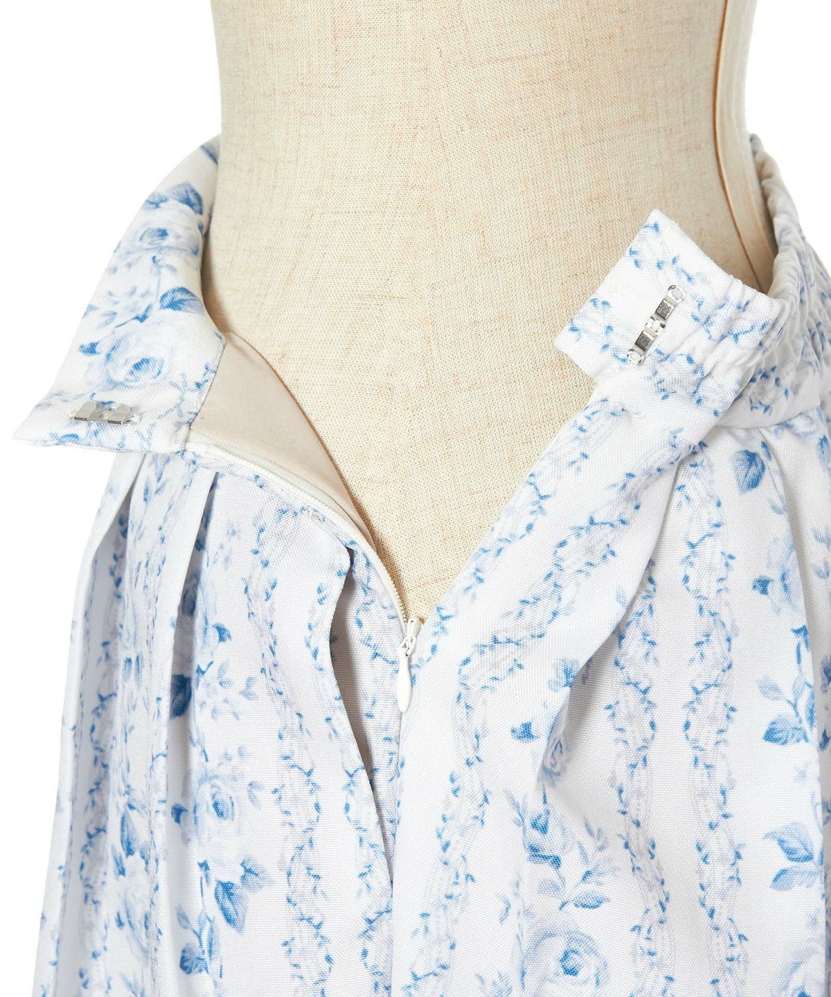 サイドファスナー (off white × blue)