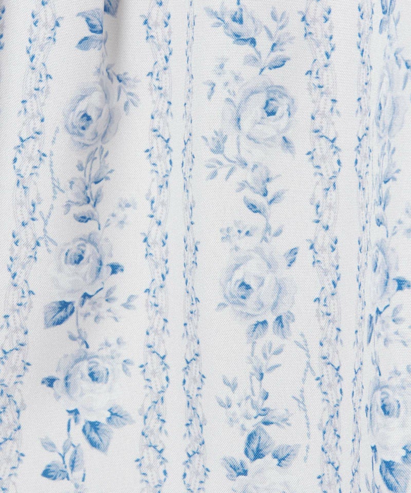 生地アップ (off white × blue)