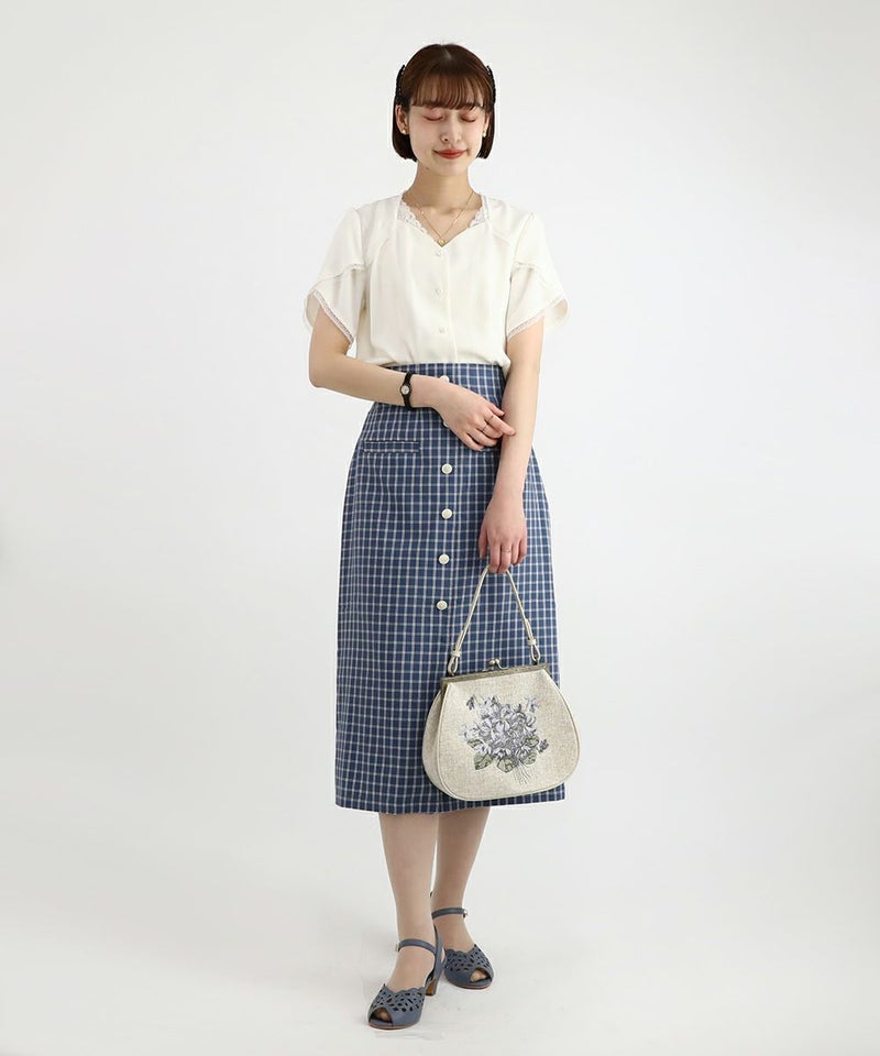 off white / 165cm / レースインナーとのレイヤード