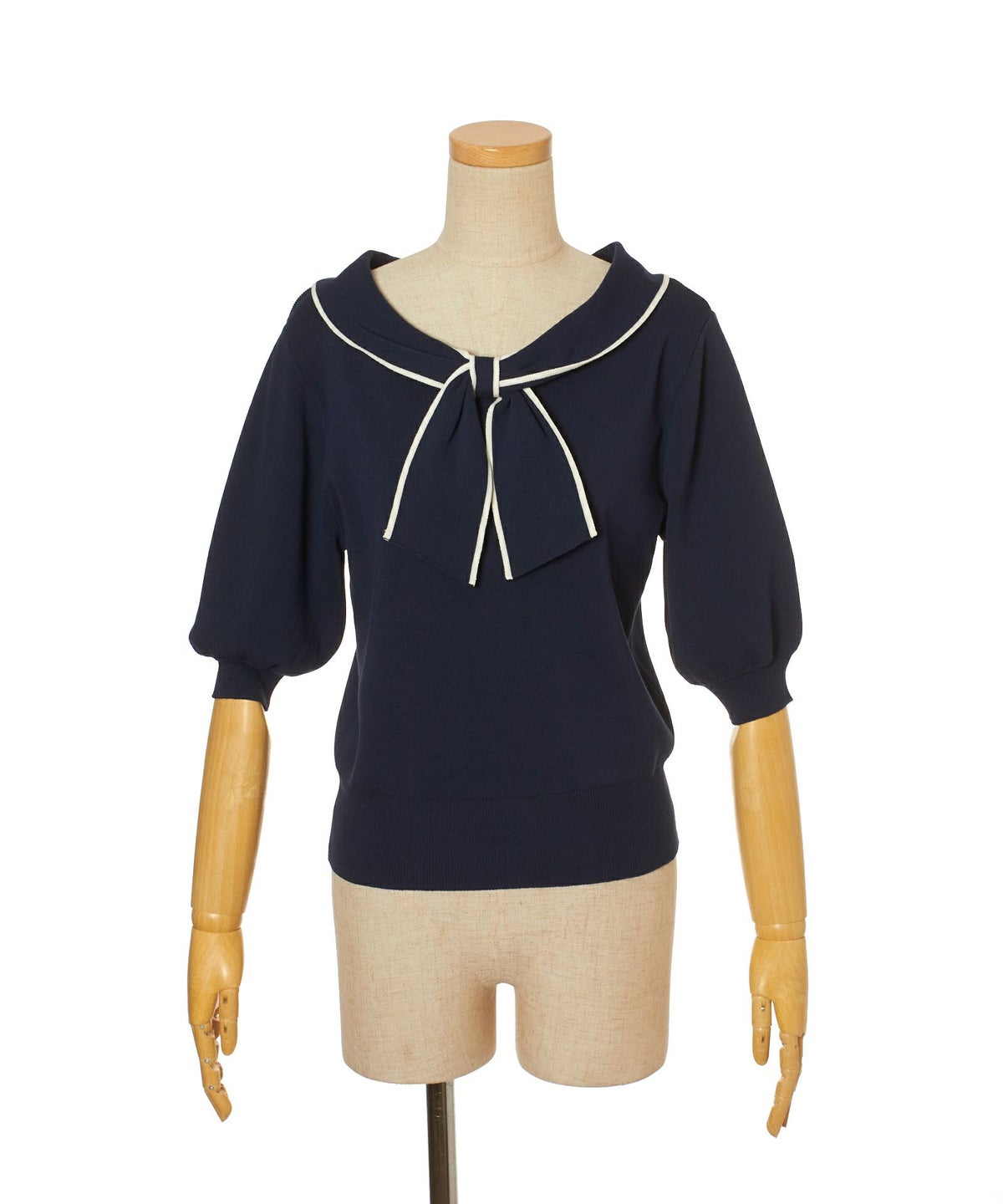 navy×white