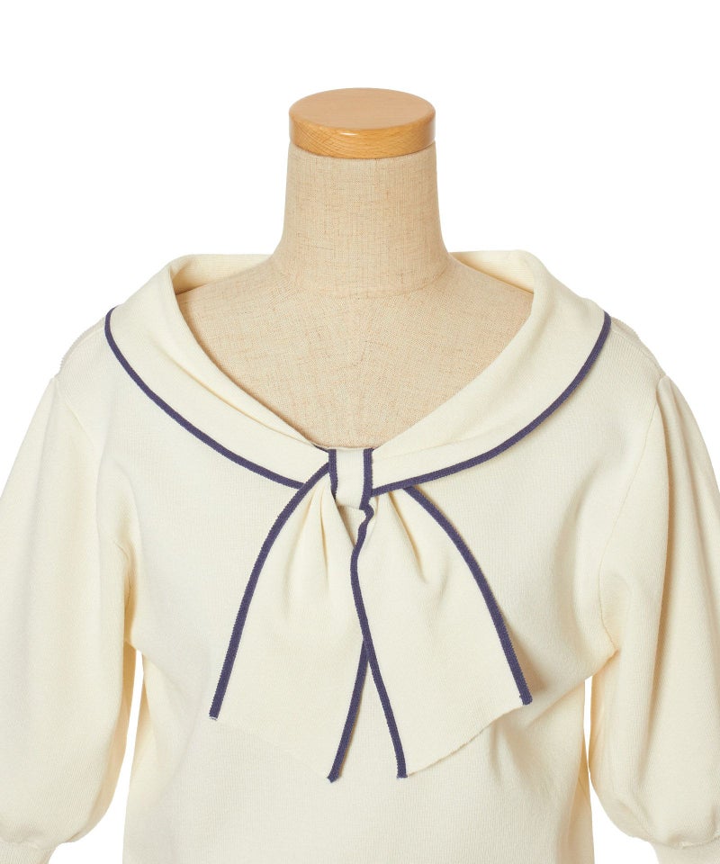 フロントアップ (off white×blue)