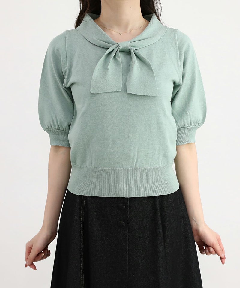 light green / 162cm / 裾を出した状態