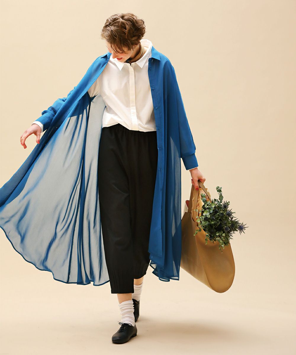 アシンメトリーレイヤードシャツワンピース/COUPE LE COEUR