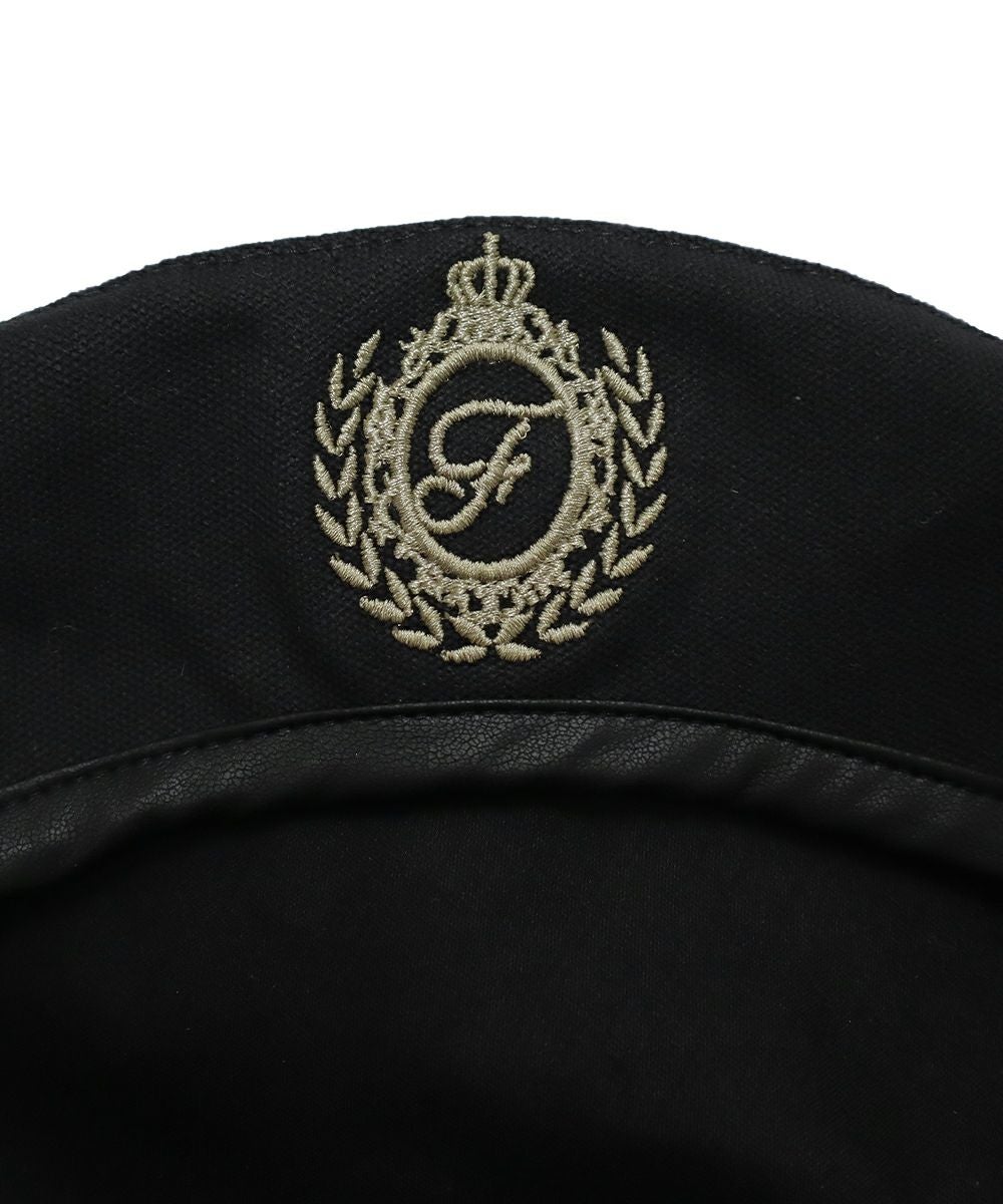エンブレム刺繍 (black)