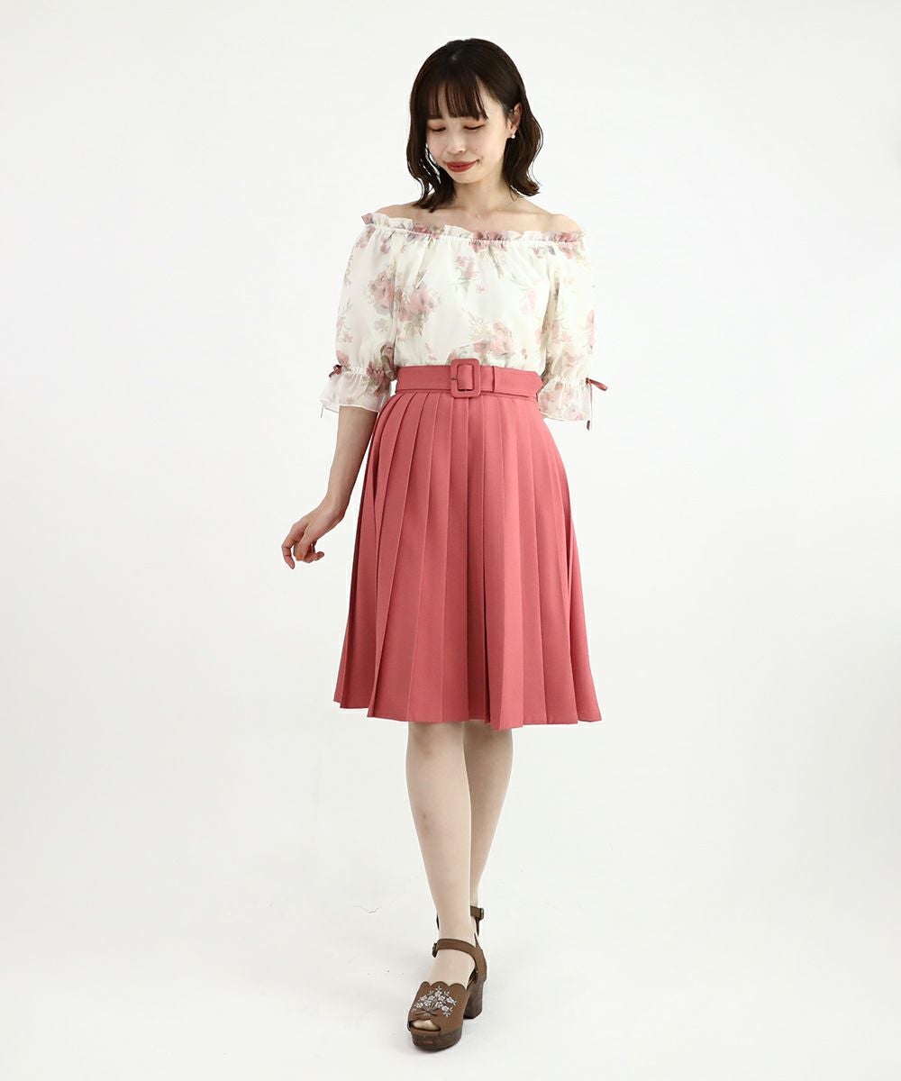 pink / 158cm / オフショルダー
