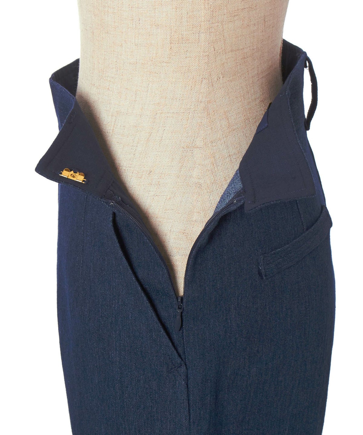 サイドファスナー (indigo)