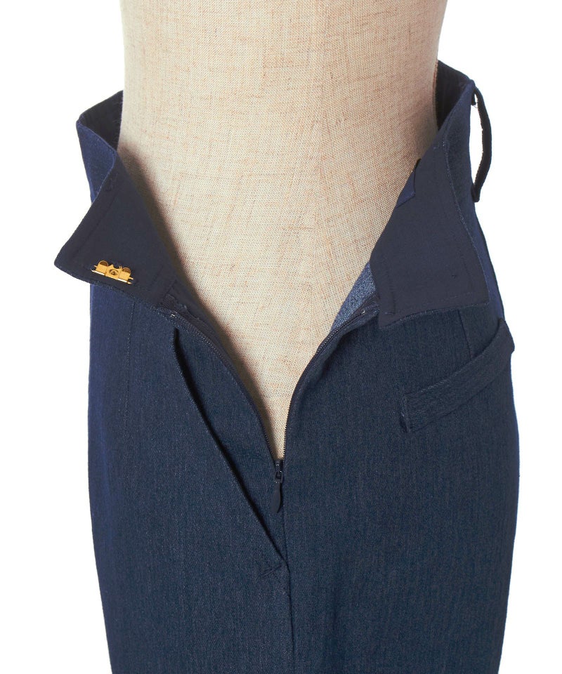 サイドファスナー (indigo)