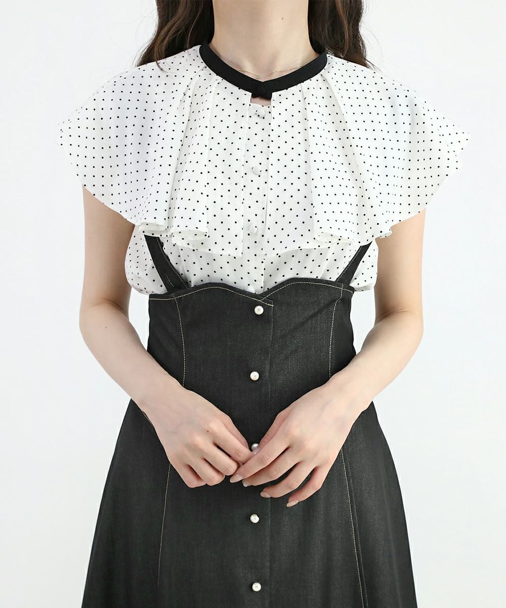 off white×black / 162cm / タイを外した状態