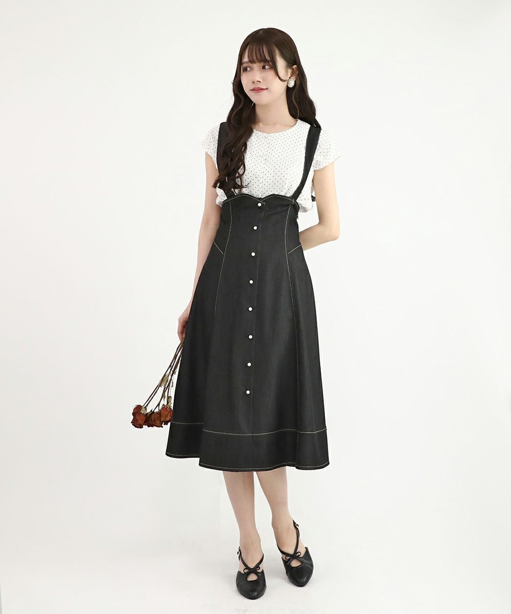 off white×black / 162cm / タイとケープを外した状態