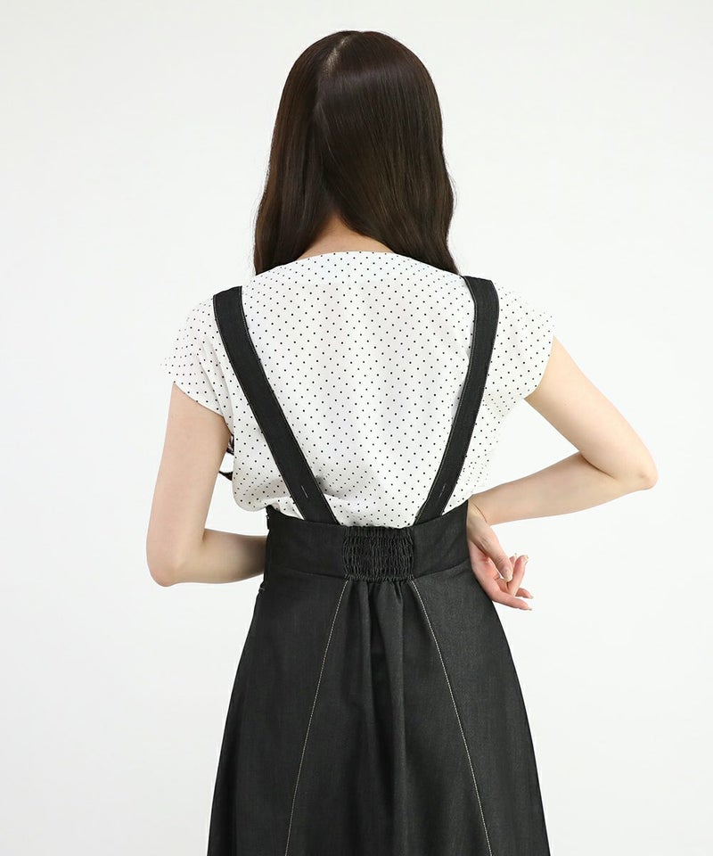 off white×black / 162cm / タイとケープを外した状態