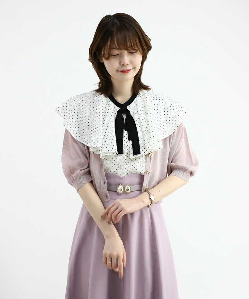 off white×black / 160cm (※リボンの仕様が一部製品と異なります)