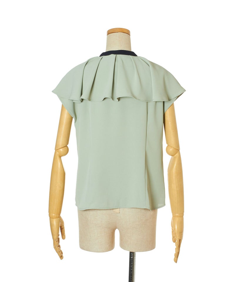 バック (green×navy)