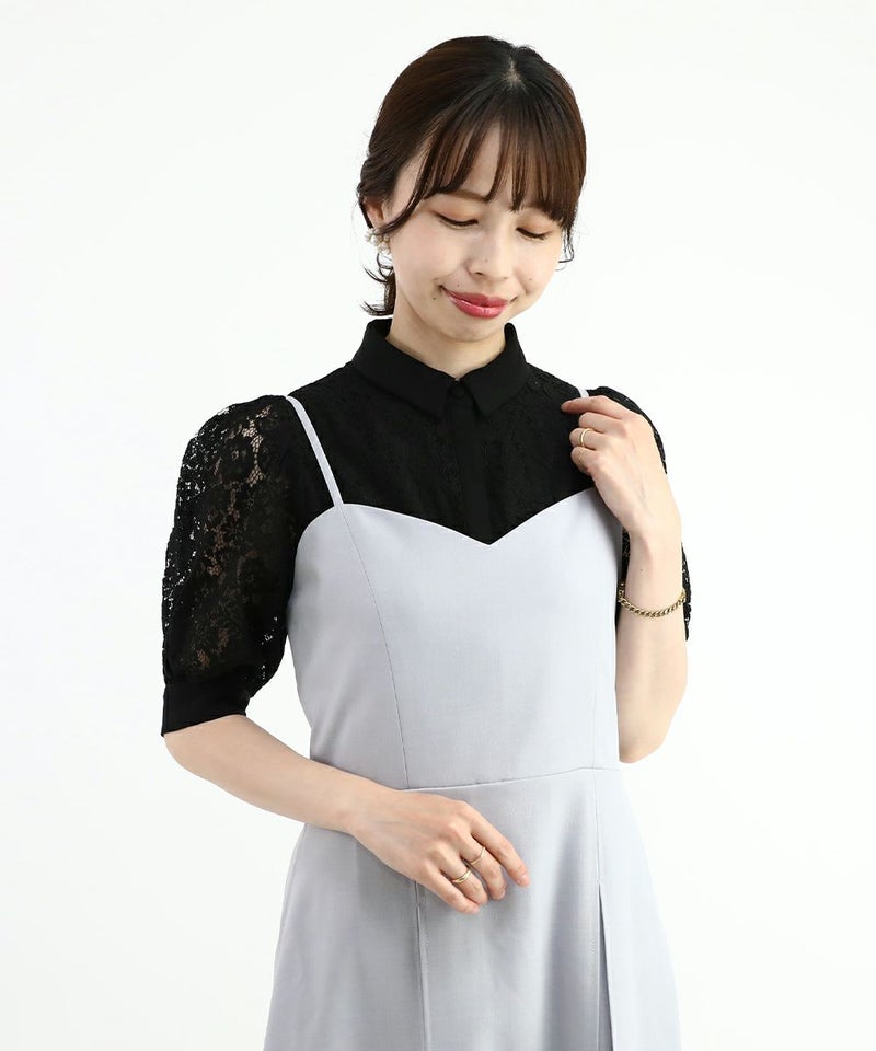 black / 158cm / リボンタイを外した場合