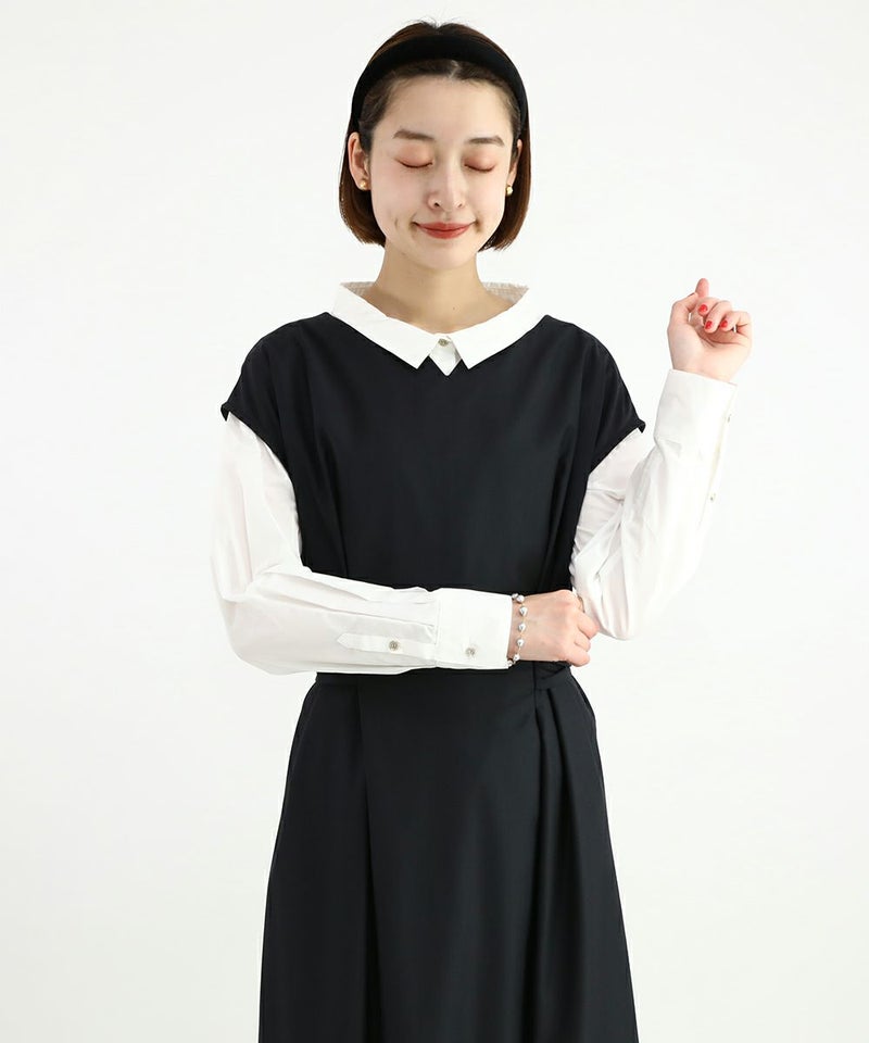 black / 165cm / シャツとのレイヤード