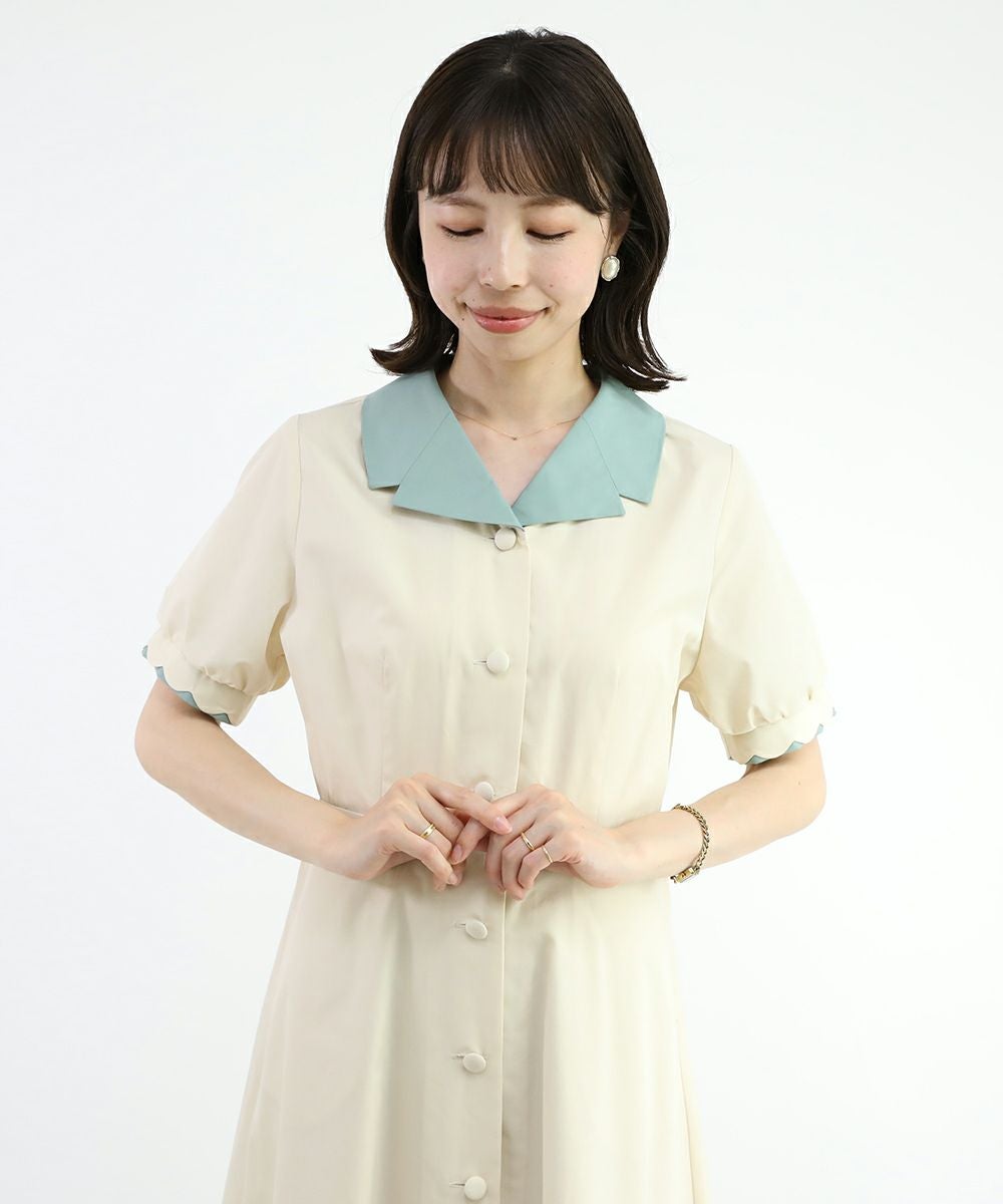 cream / 158cm / 衿を取り外した場合