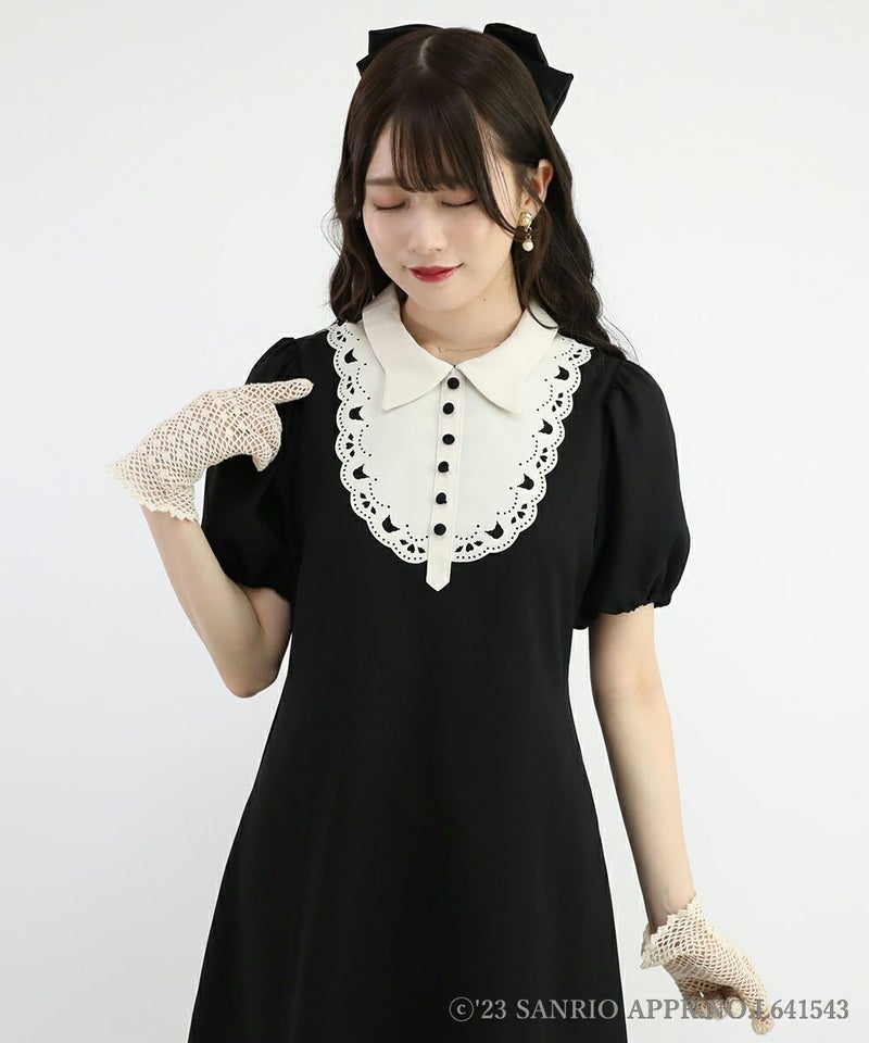 black / 162cm / リボンタイを外した場合