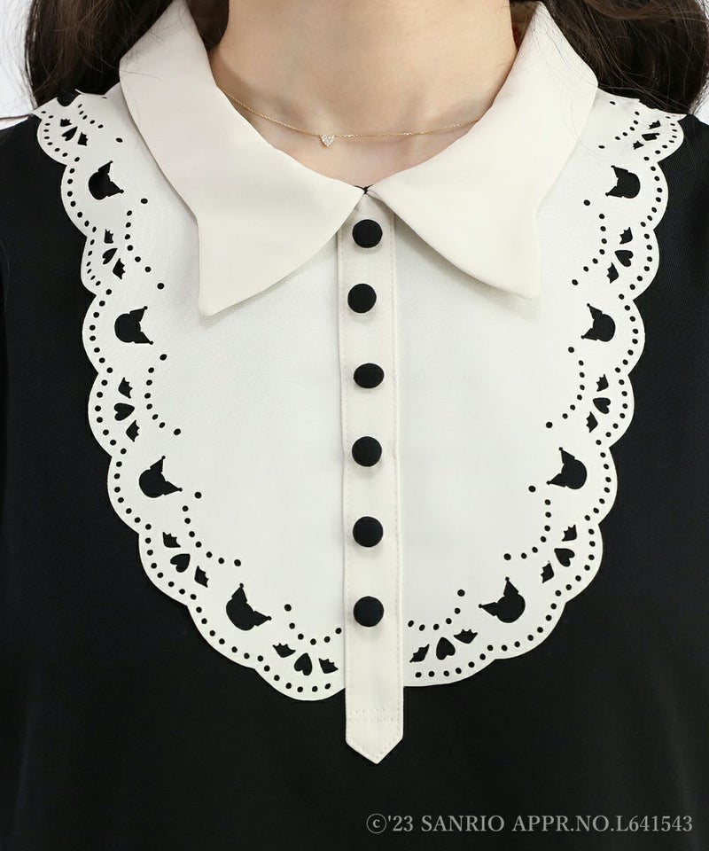 black / 162cm / リボンタイを外した場合