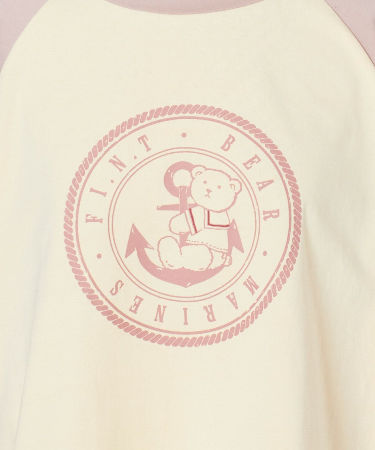 ロゴアップ (beige×pink)