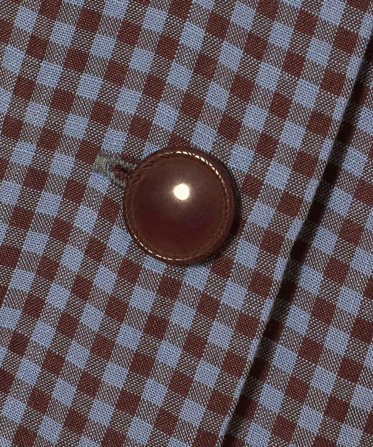 釦アップ (blue×brown)