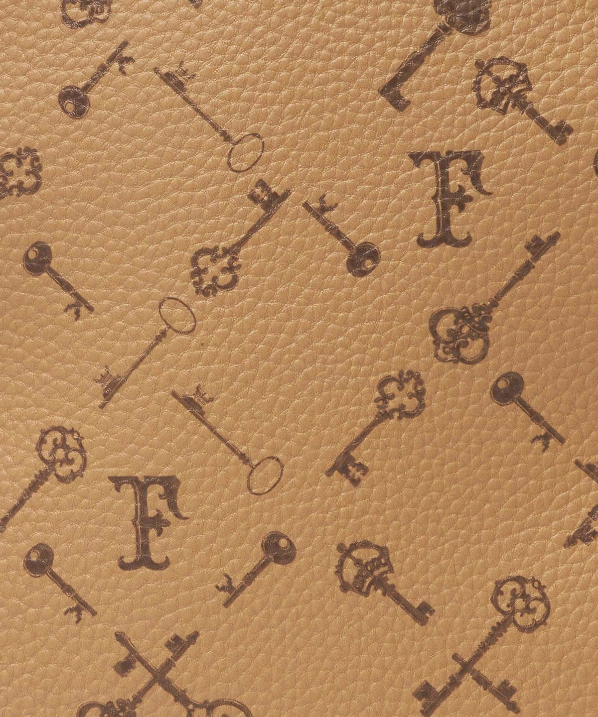 生地アップ  (beige×brown)