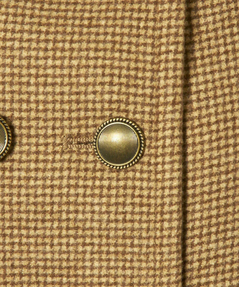 釦アップ (beige×brown)