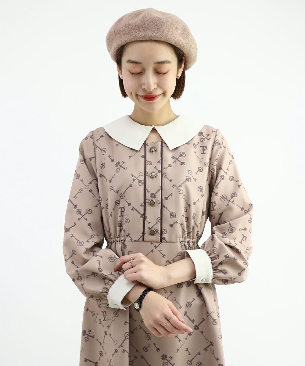 beige×brown / 165cm
