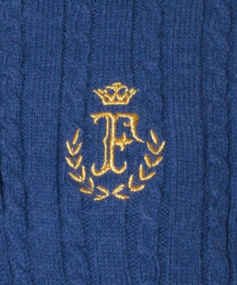 刺繍アップ (blue)