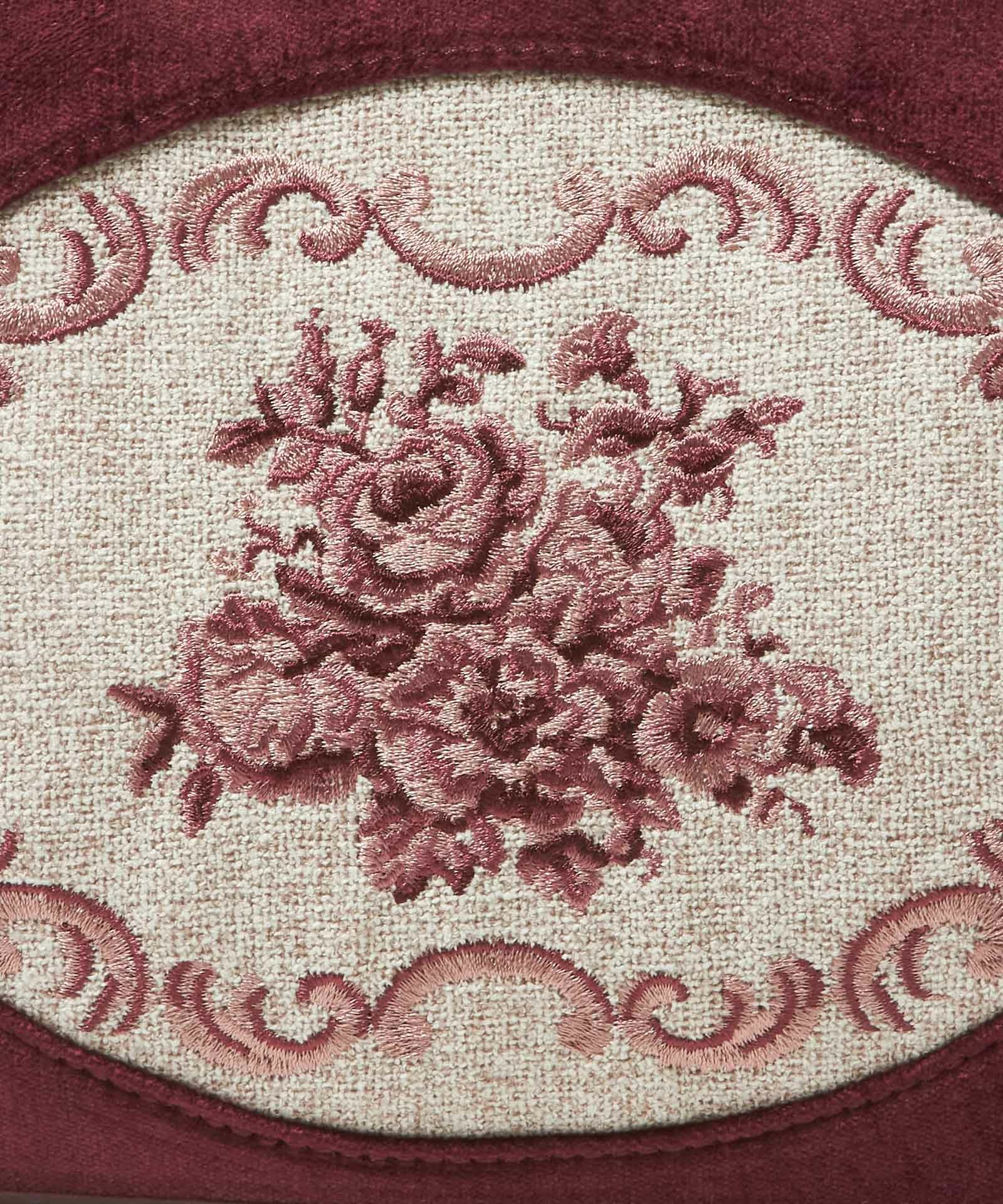 フレームローズ刺繍がま口バッグ/an another angelus [47BC05a004] | F
