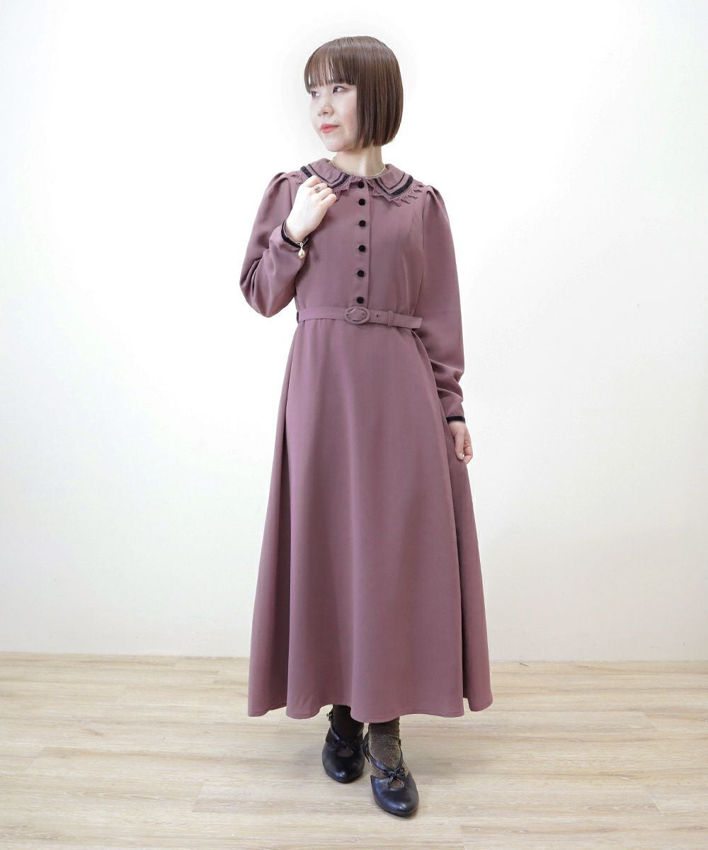 an another angleus ワンピース □別珍ライン使いワンピース/an another angelus Limited [47DE03j001