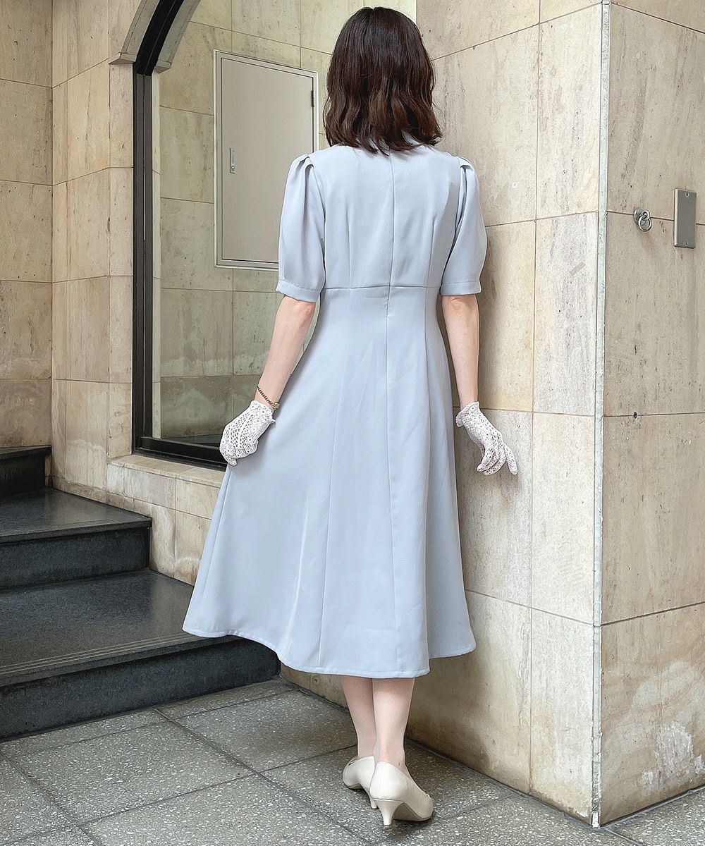 パール刺繍チョーカーワンピース【オケージョン】/an another angelus