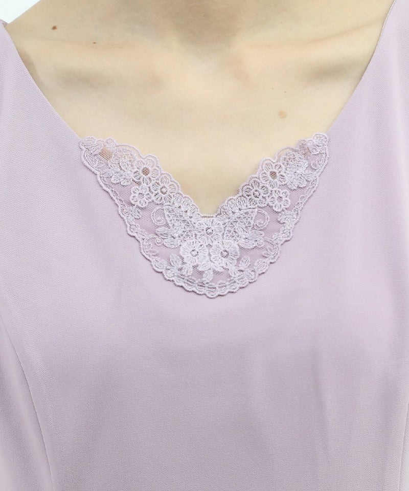 lavender / 165cm / Sサイズ着用 / ボレロを外した場合