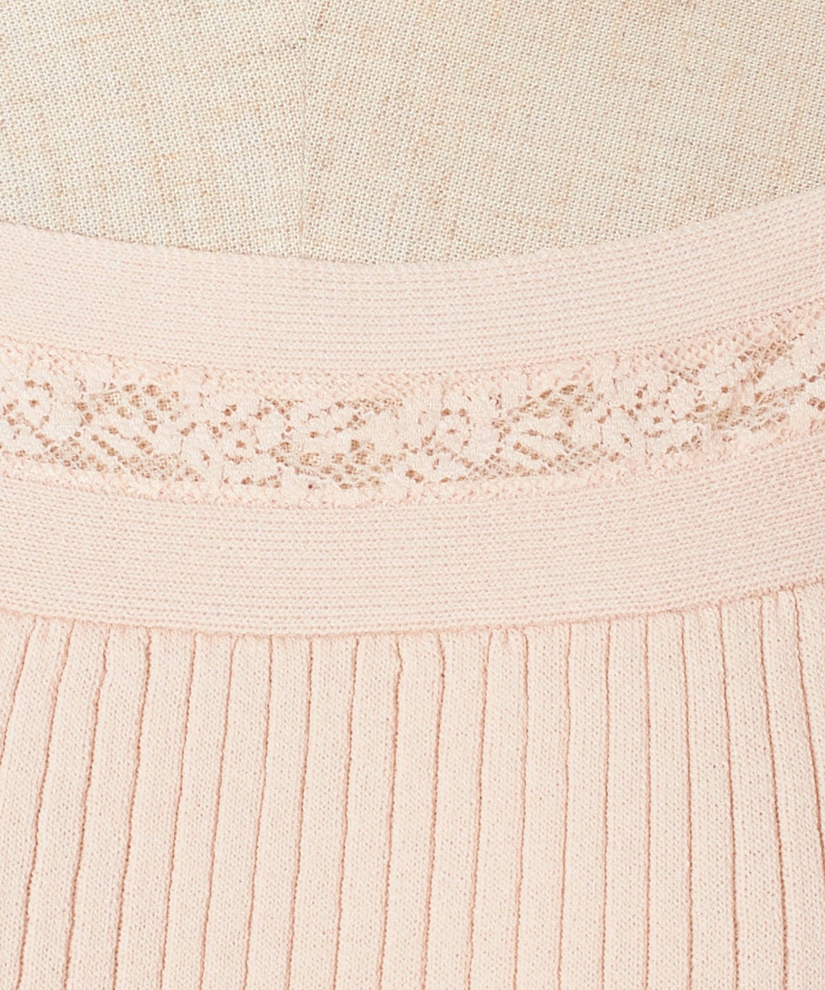 レース部分アップ (pink beige)