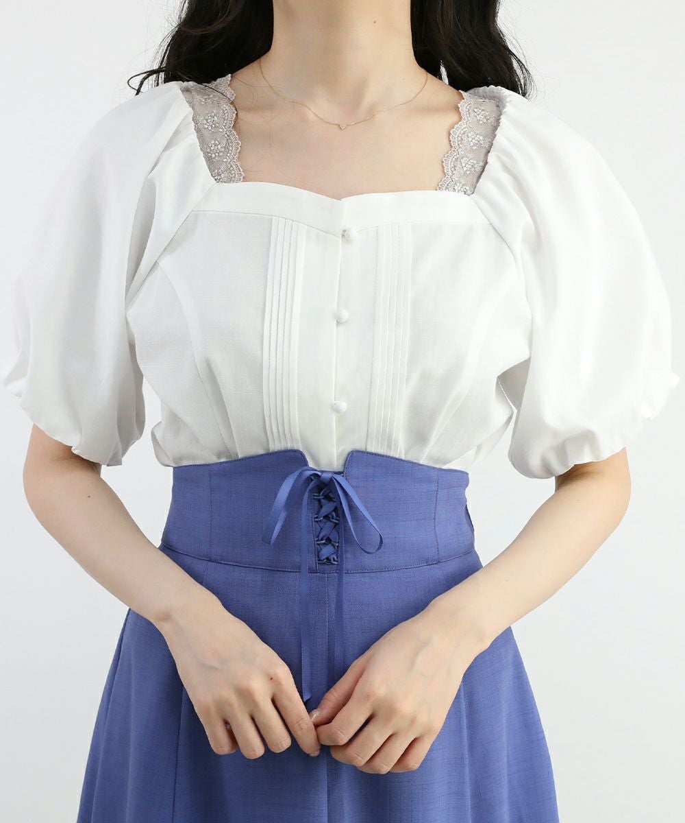 A-36)ブラウス(S)TOKUKO 1er VOL トクコマエダ（TOKUKO 1er VOL）ロングブラウス | MONA Due Vintage