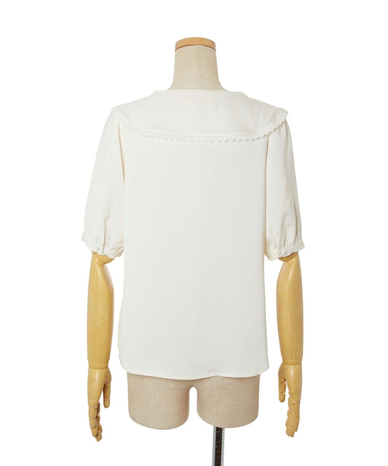 バック (white×blue)