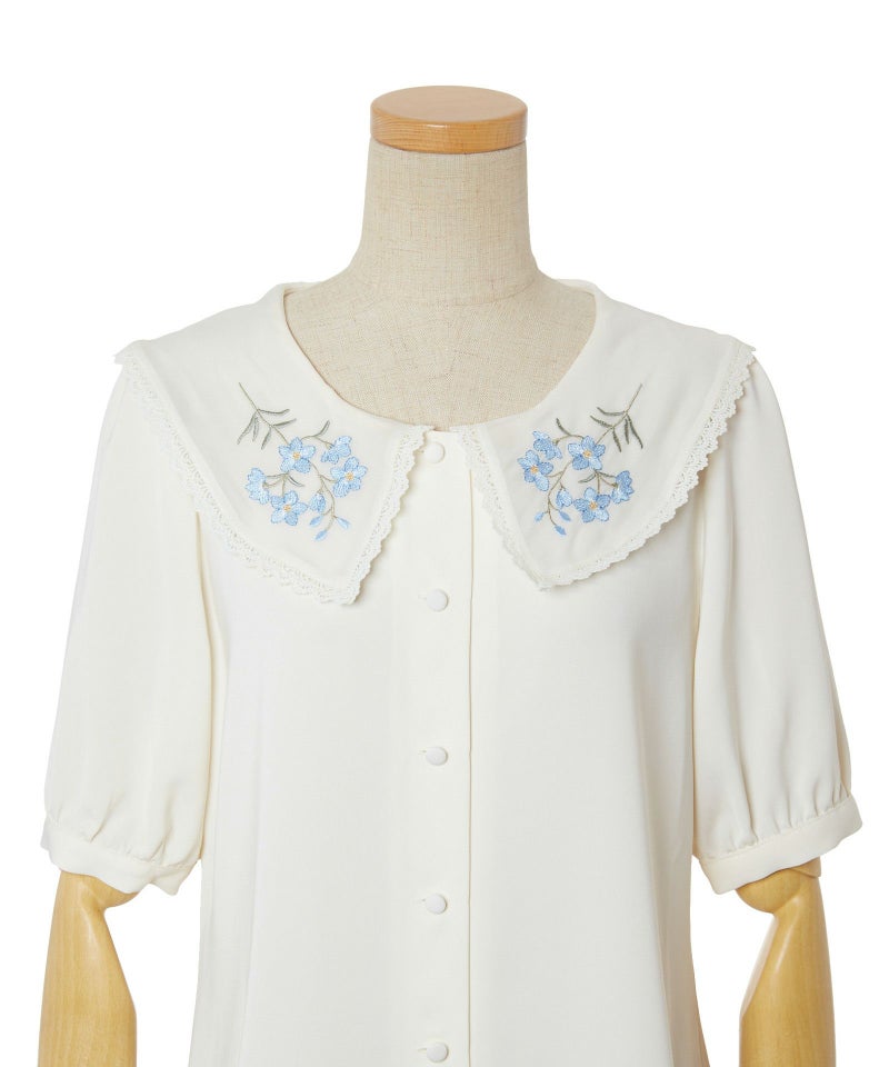 フロントアップ (white×blue)