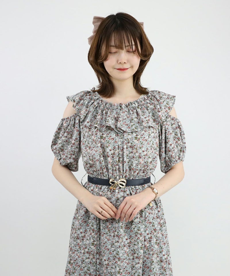 blue gray / 160cm / ベルトアレンジ