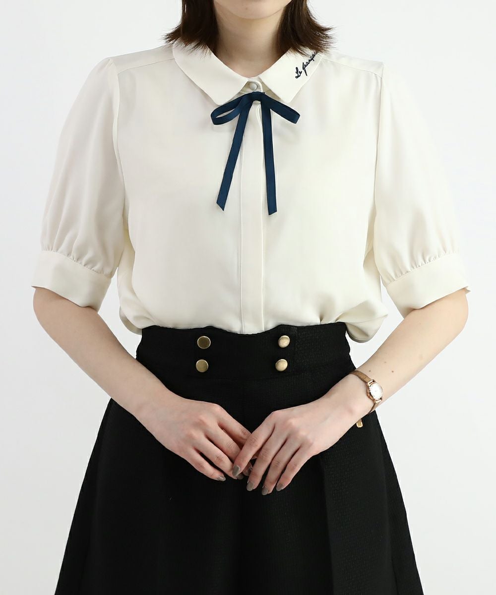 off white×navy / 158cm